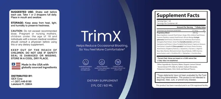 Rótulo TrimX